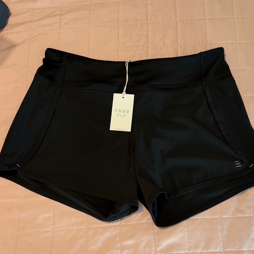 Women's  Free Fly Breeze Black Performance Shorts